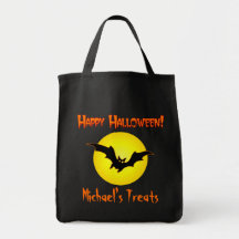 Personalised Halloween Candy Bag