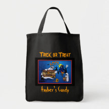 Personalised Halloween Candy Bag