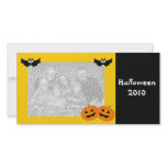 Personalised Halloween Pumpkin Photo Card