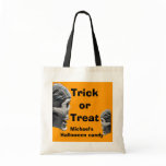 Personalised Halloween Trick or Treat Pirate Skull bags