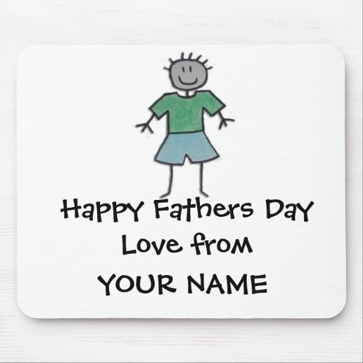 Personalised Happy Fathers Day Mouse Mat