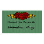 Personalised Holiday Gift Tags business cards