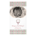 Personalised Holiday Plaid Photo Cards
