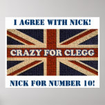 Personalised I Agree With Nick! posters