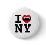 Personalised "I Vampire Bite (Place)" Button