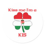 Personalised Indian Kiss Me I'm Kis stickers