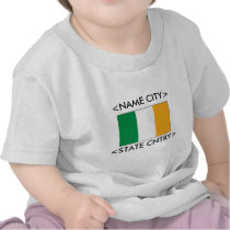 Personalised Ireland Flag T-Shirt