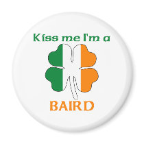 Personalised Irish Kiss Me I'm Baird