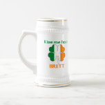 Personalised Irish Kiss Me I'm Brett Coffee Mug