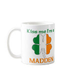 Personalised Irish Kiss Me I'm Madden mugs
