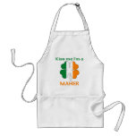 Personalised Irish Kiss Me I'm Maher aprons