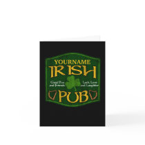 Personalised Irish Pub Sign