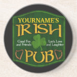 Personalised Irish Pub Sign Drink Coasters