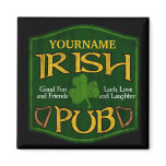 Personalised Irish Pub Sign magnets