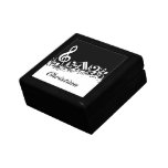 Personalised Jumbled Musical Notes Trinket box gift boxes