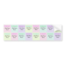 Personalised Kids Name Labels; Waterproof Stickers