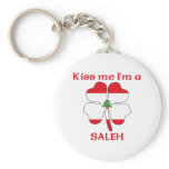 Personalised Lebanese Kiss Me I'm Saleh keychains