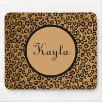 Personalised Leopard Mousepad