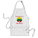 Personalised Lithuanian Kiss Me I'm Machuta aprons