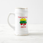 Personalised Lithuanian Kiss Me I'm Zekas mugs