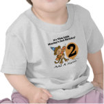 Personalised Little Monkey 2nd Birthday T-shirt