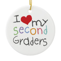 Personalised Love My Seecond Graders Ornament