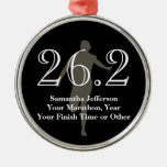Personalised Marathon Runner 26.2 Keepsake Medal Ornaments