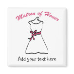 Personalised Matron of Honour Gifts magnets