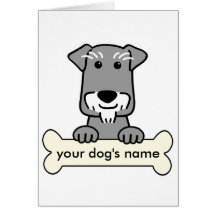 Personalised Miniature Schnauzer Cards