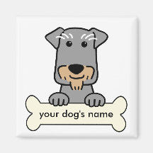 Personalised Miniature Schnauzer Magnets