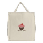 Personalised/Monogram Cupcake Embroidered Bag embroidered bags