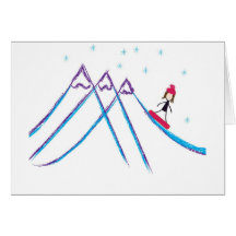 Personalised Mountain Card