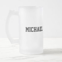Personalised name bachelor beer stein sport mug