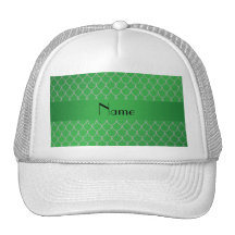 Personalised name green dragon scales mesh hat