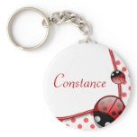 Personalised Name Keyring - Lady Bug keychains