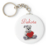 Personalised Name Keyring - Teddy Bear keychains