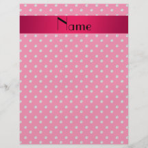 Personalised name pink diamonds custom flyer