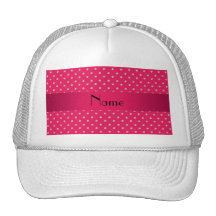 Personalised name pink diamonds hat