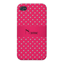 Personalised name pink diamonds iPhone 4/4S cover
