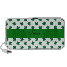 Personalised name shamrocks speaker