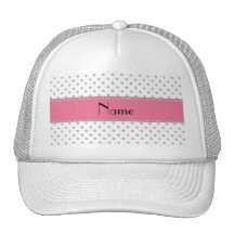 Personalised name white diamonds hat