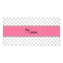 Personalised name white diamonds personalised photo card