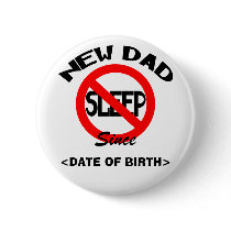 Personalised New Dad No Sleep Gift