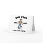 Personalised New Dads Boot Camp Cards