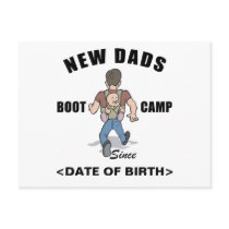 Personalised New Dads Boot Camp Cards