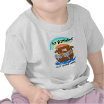 Personalised Noah's Ark 1st Birthday Tshirt