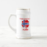 Personalised Norwegian Kiss Me I'm Foss mugs
