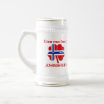 Personalised Norwegian Kiss Me I'm Johnsrud mugs