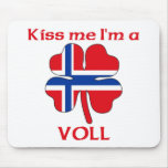 Personalised Norwegian Kiss Me I'm Voll mousepads