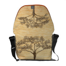 Personalised Old Rustic Vintage Tree Commuter Bag